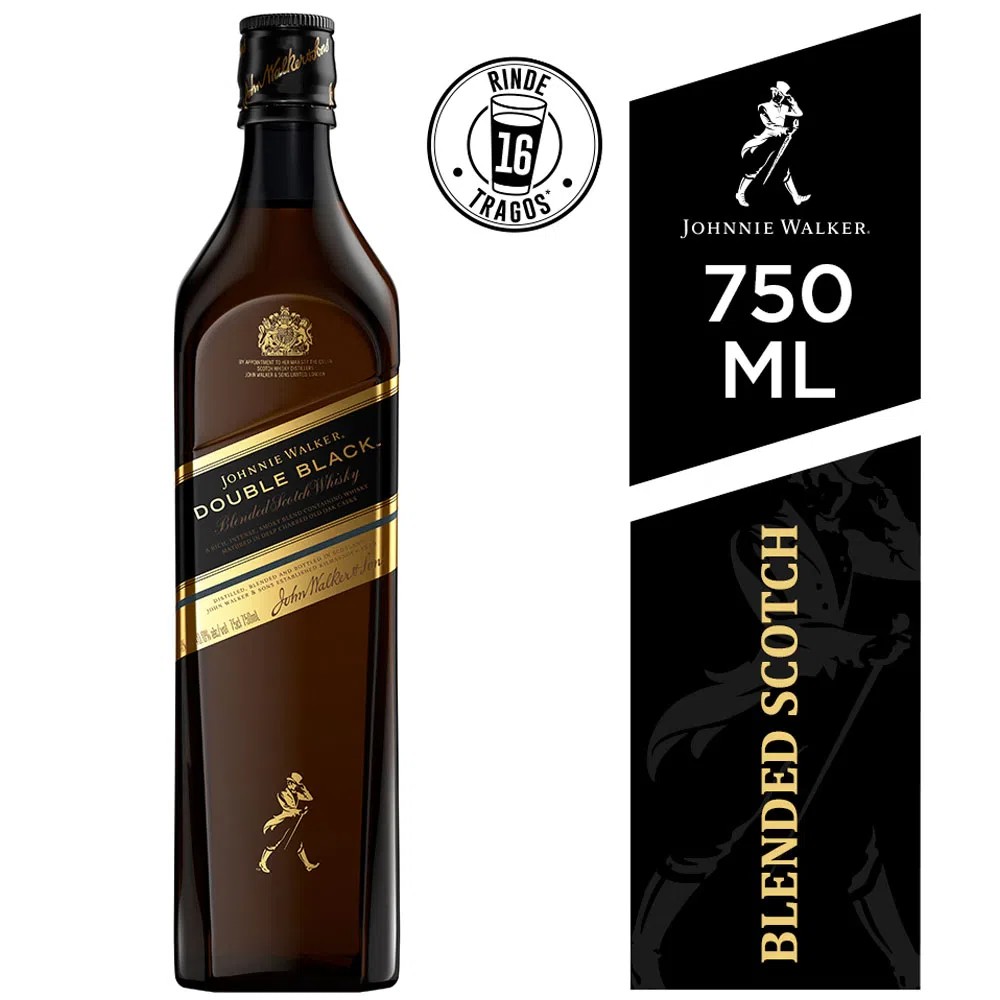 WHISKY JOHNNIE W. DOUBLE BLACK 75 cl