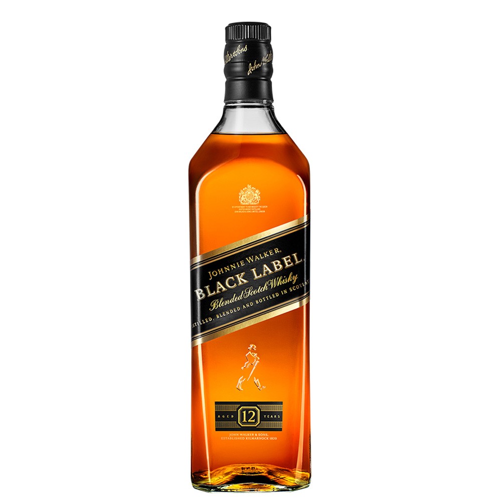 WHISKY JOHNNIE W. NEGRO 1000 ml (LITRO FULL)
