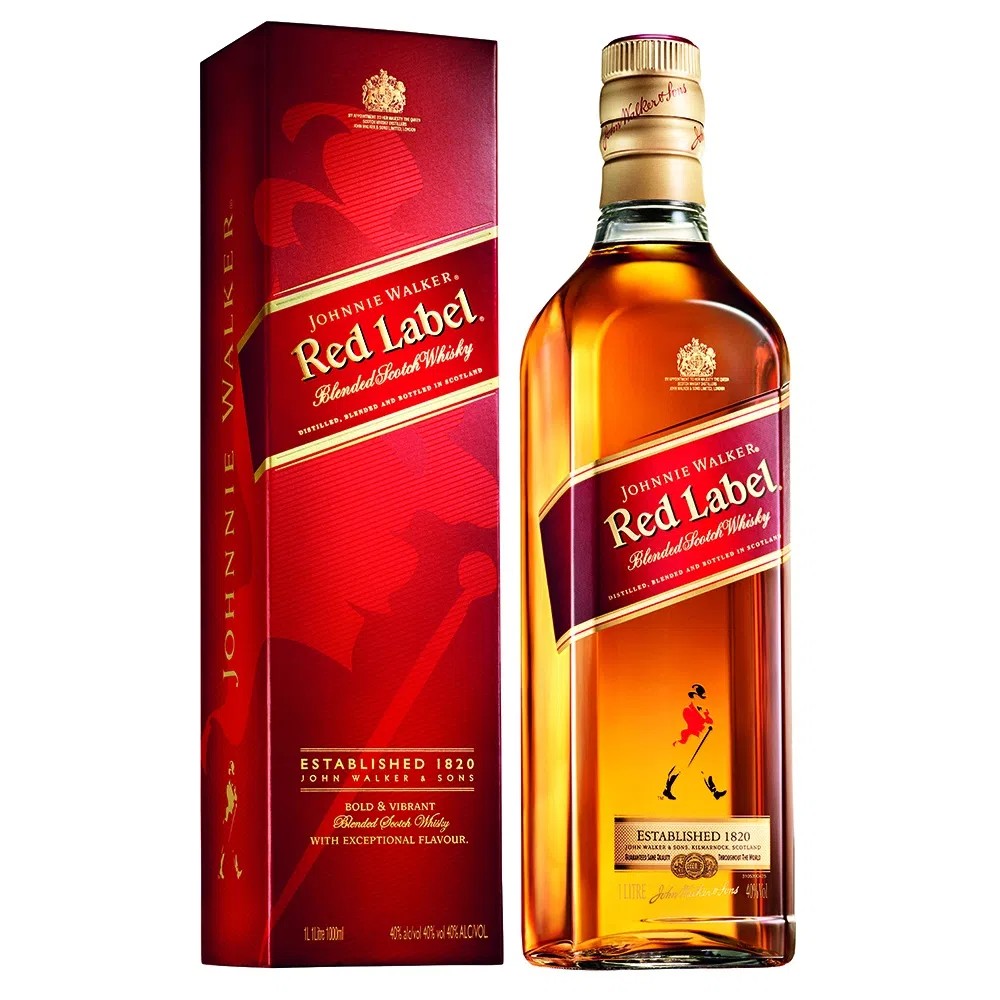 WHISKY JOHNNIE W. ROJO 700 ML