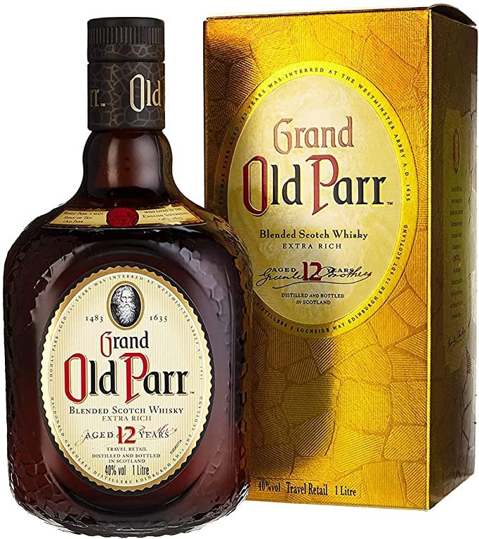 WHISKY OLD PARR 12 AÑOS 12/750 ML