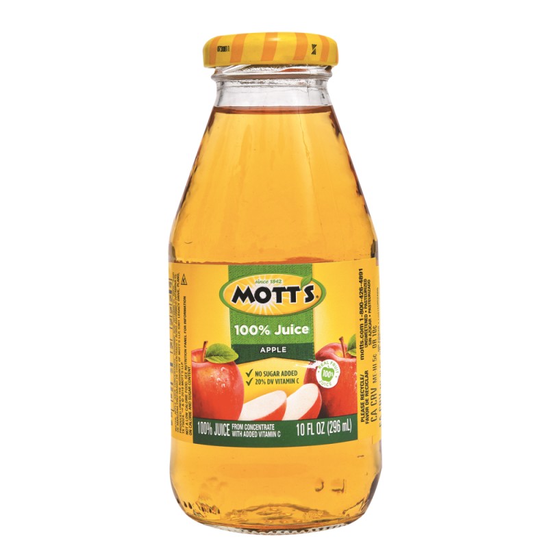 JUGO DE MANZANA MOTTS 24/10 OZ, 296 ML