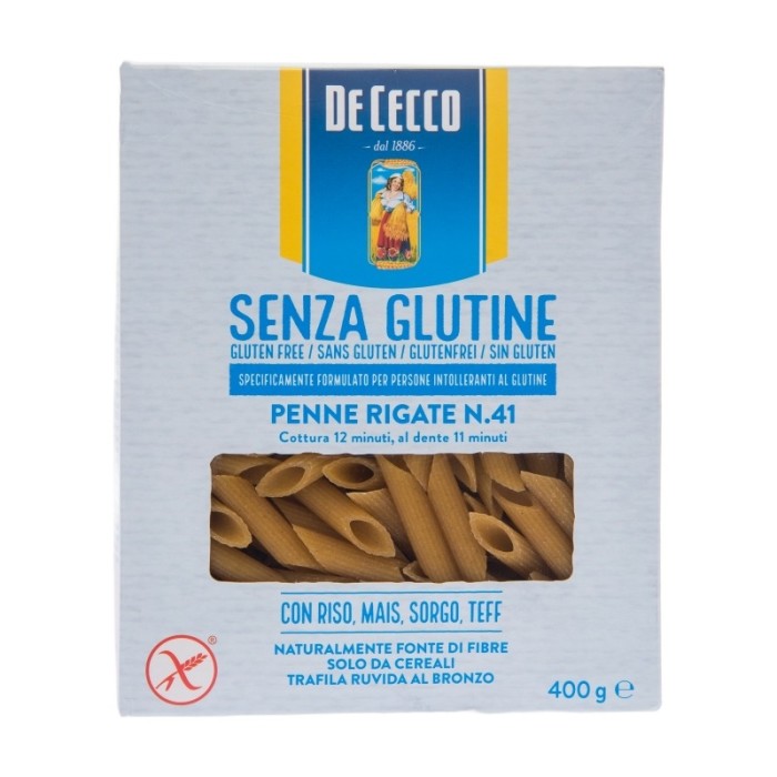 PASTA DE CECCO PENNE RIGATE SIN GLUTEN 12/400 GR