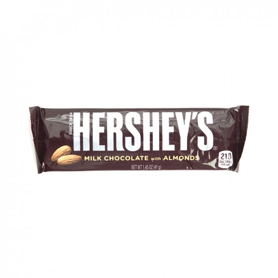 CHOCOLATE AMERICANO HERSHEY MILK CHOC. W/ALMOND 12