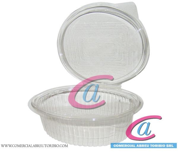 DELIGOURMET 17 oz / 500cc CLEAR HERMETICO CAPPSA (