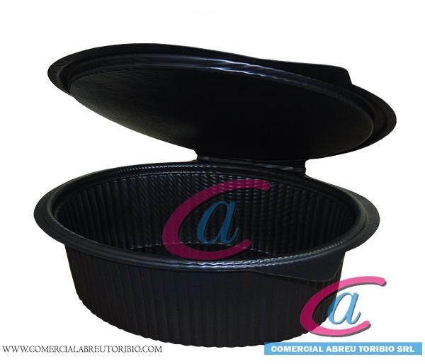 DELIGOURMET 34 oz /1000cc HERME/MICROONDA NEGRO CA