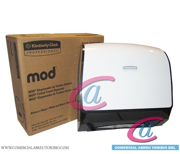 DISPENSADOR SERVILLETA INTERFOLIADA BLANCO Y NEGRO