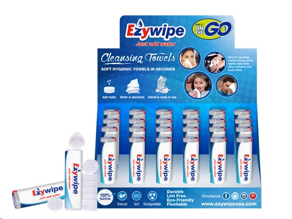 DISPLAY TOALLA LIMPIADORA EXPANDIBLE SMALL 24 TUBO
