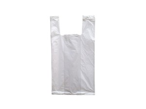 FUNDA 25 PLASTICA 10/100 CON AZA BLANCA