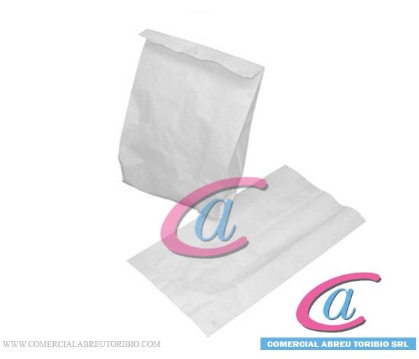 FUNDA DE PAPEL BLANCA #2 30/100