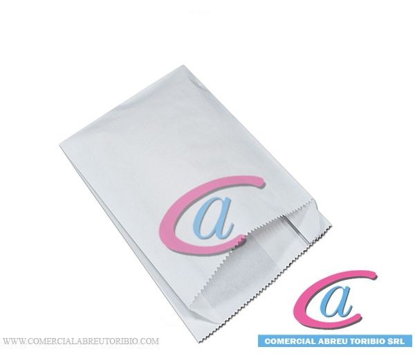 FUNDA DE PAPEL BLANCO #4 20/100