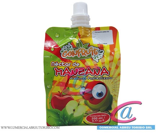 JUGOS CONFRUIT NECTAR DE MANZANA 24 /200 ml (6.77 