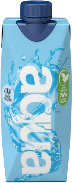 AGUA MINERAL NATURAL OW AQUA 18X500 ML (TETRA PACK