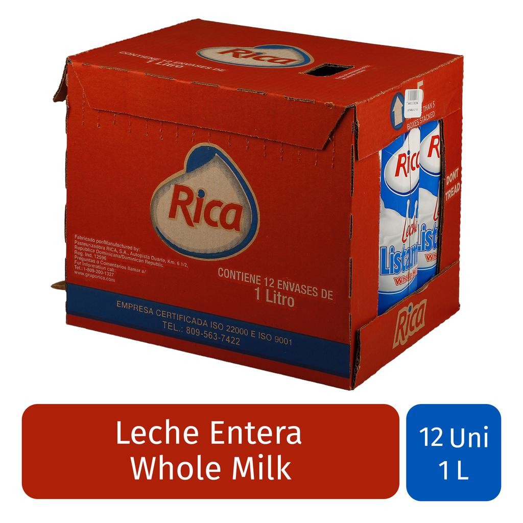 LECHE LISTAMILK GDE. 12/1 LIT.