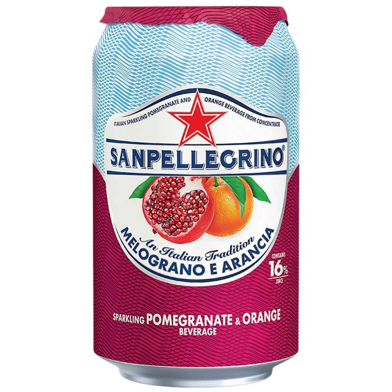 AGUA SAN PELLEGRINO MELOGRANO E ARANCIA 24/330 ML 