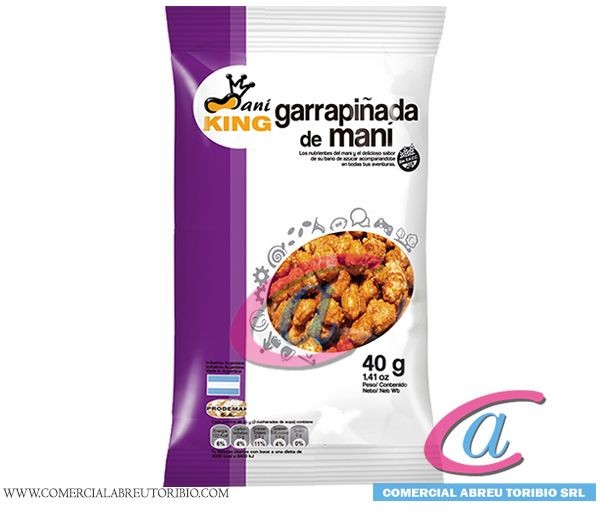 MANI KING GARRAPIÑA DE MANI (30 x 40 gr)