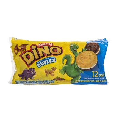 GALLETAS DINO DUPLEX  18/12