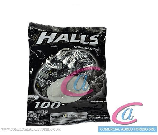 MENTA HALLS STRONG-LYPTUS 30/100