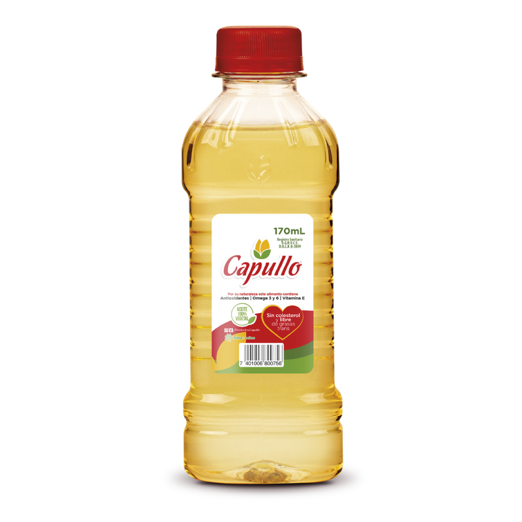 ACEITE CAPULLO 100% VEGETAL 24/170 ML (PET)