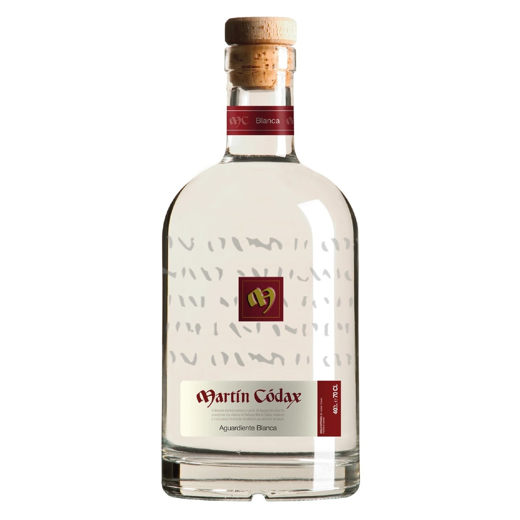 AGUARDIENTE DE (ORUJO)BLANCO MARTIN CODAX 6/70 CL