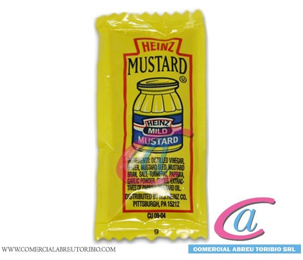 MOSTAZA HEINZ EN SOBRES CAJA 1/1000 unid