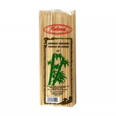 PALILLO BAMBOO ROLAND 10`` 12 PAQ. 16/100 UNID.