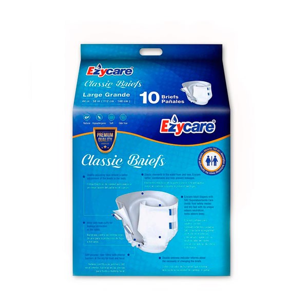 PANALES DE ADULTOS TALLA XL 6/10 EZYCARE