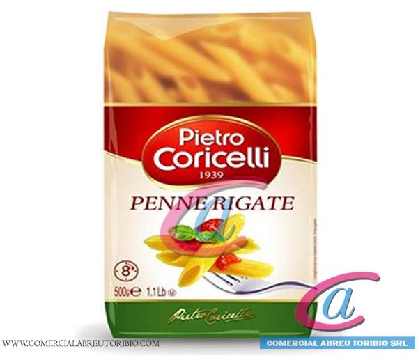 PASTAS PIETRO CORICELLI PENNE RIGATE 24 x 500 grs