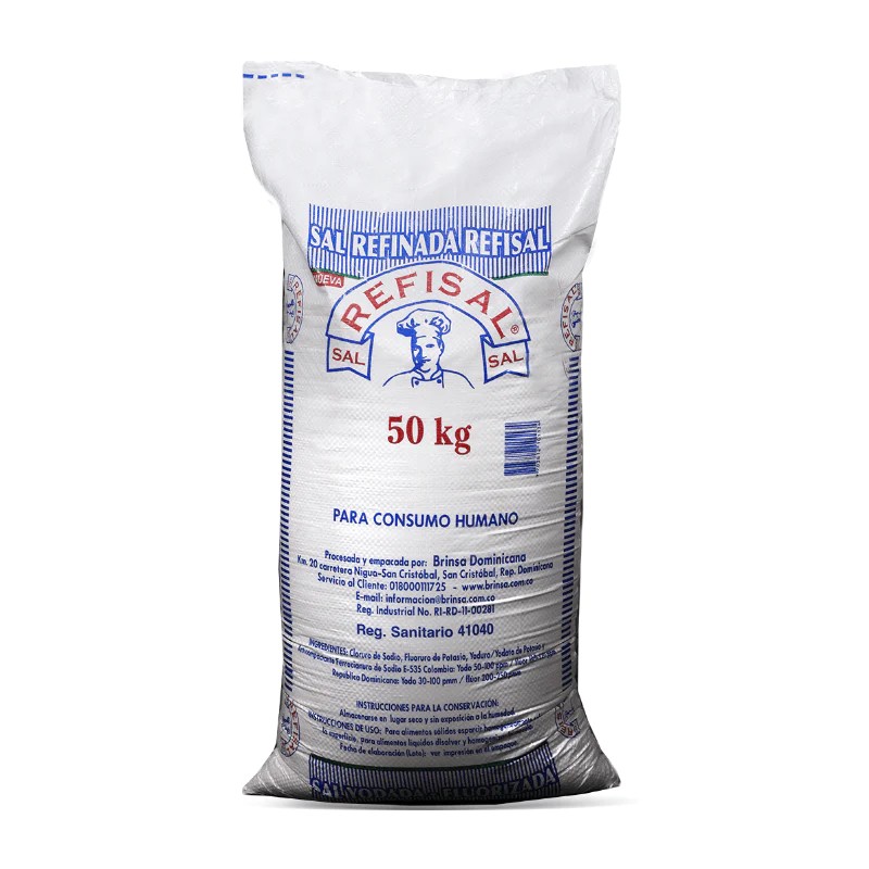 SAL REFISAL MOLIDA SACO 110 lbs (50 Kg)