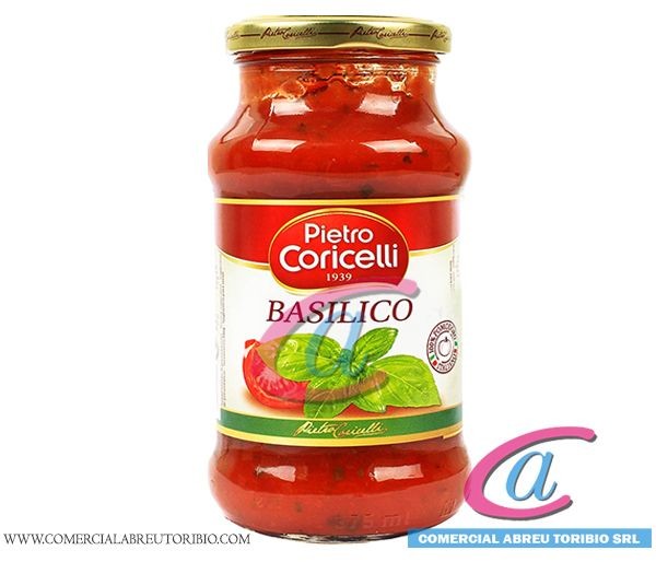 SALSA AL BASILICO PIETRO CORICELLI 12 x 350 grs (V
