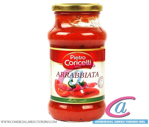 SALSA ARRABBIATA PIETRO CORICELLI 12 x 350 grs (VI