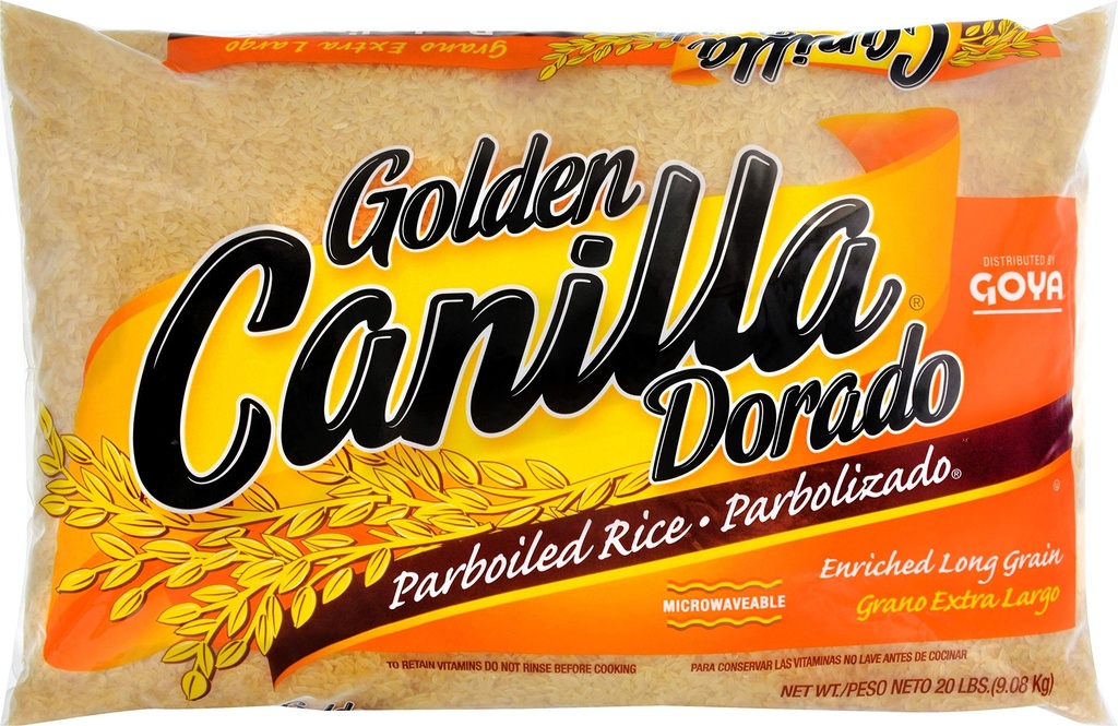 ARROZ VAPORIZADO GOYA GOLDEN CANILLA 6/10 lbs ( Es