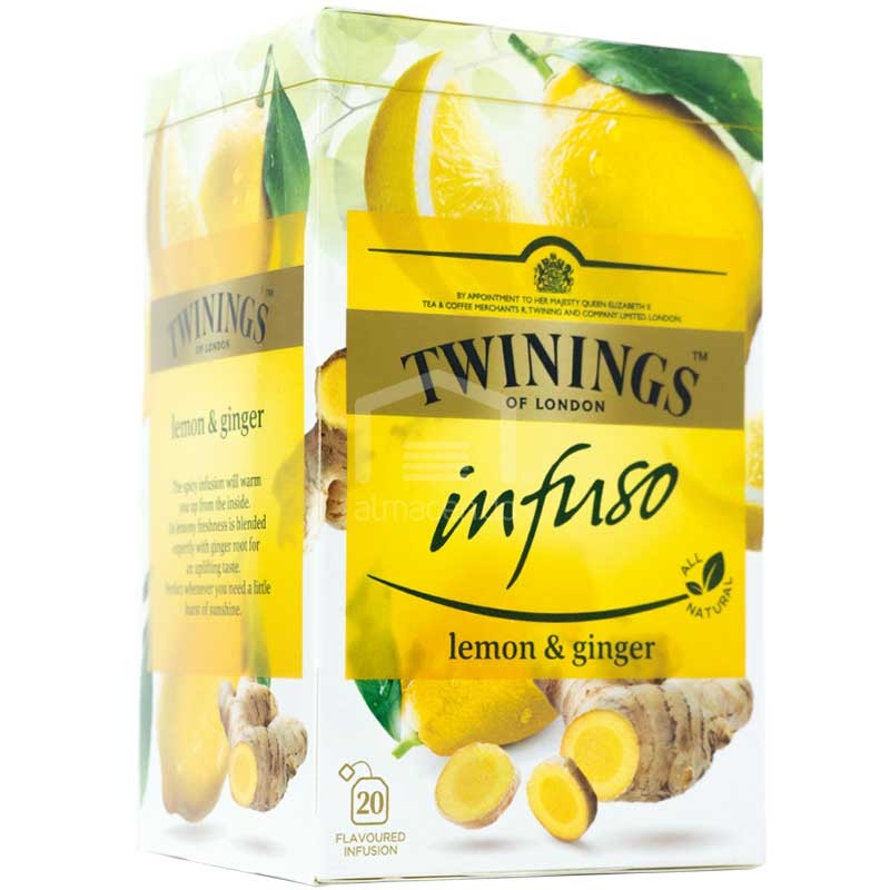 TE TWININGS LIMON Y JENGIBRE 4/20 inf.