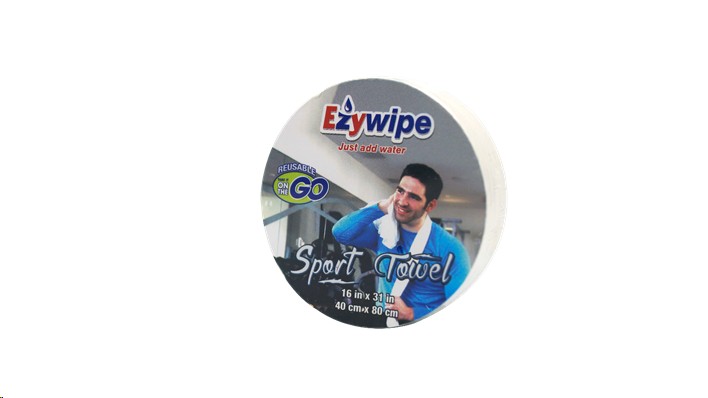 TOALLA EXPANDIBLE DE GIMNASIO MEDIUM EZYWIPE