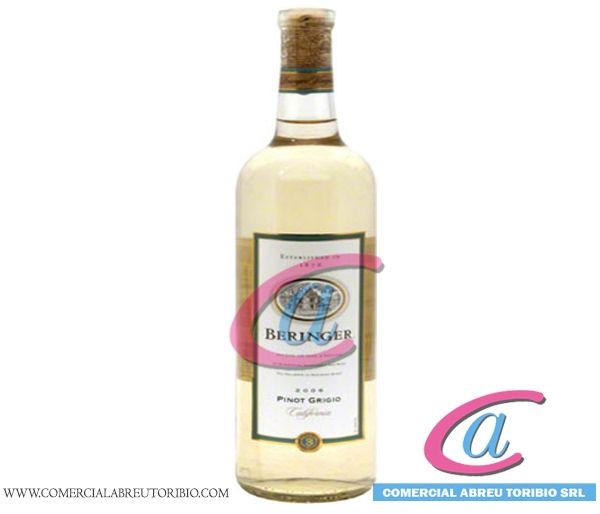 VINO BLANCO BERINGER PINOT GRIGIO 15/75 cl