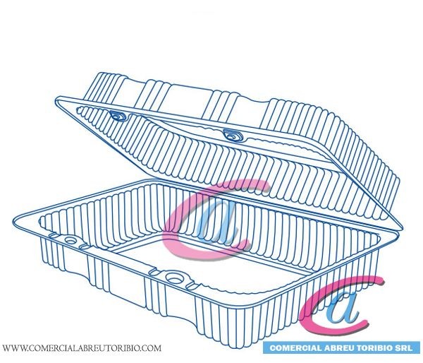BANDEJA CLEAR CP-732 TERMOPAC (1/500)