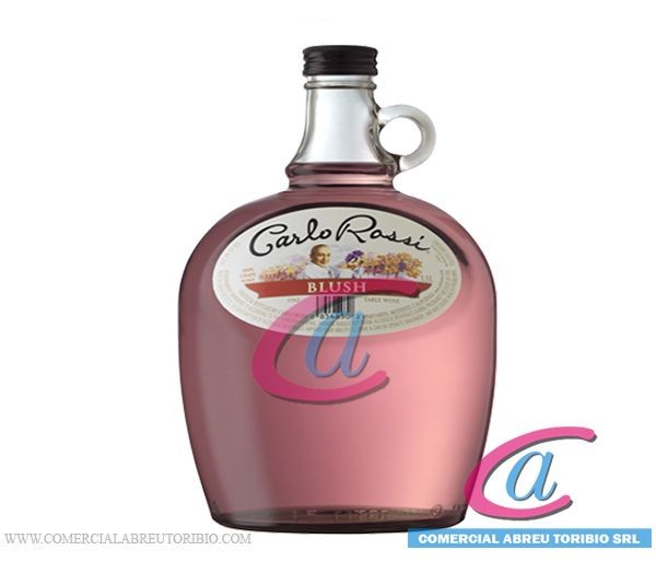 VINO CARLO ROSSI BLUSH (ROSADO) 4/3 Lit