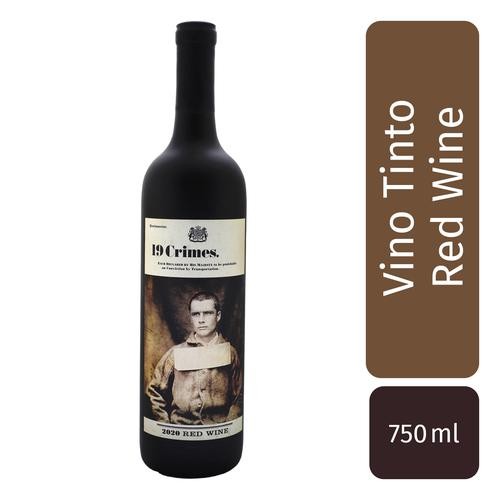 VINO TINTO 19 CRIMES RED WINE 12/750