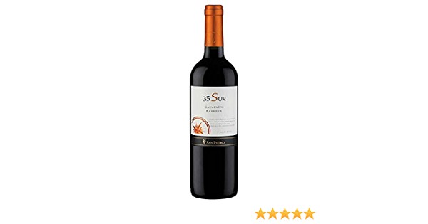 VINO TINTO 35 SUR CABERNET SAUVIGNON RESERVA 12/