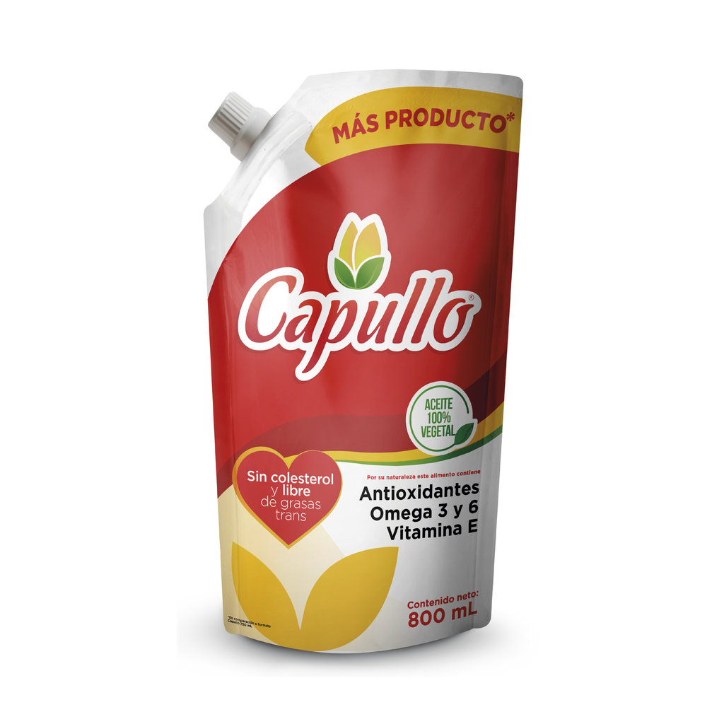 ACEITE CAPULLO NATURAL DOYPACK (20/800 ML)
