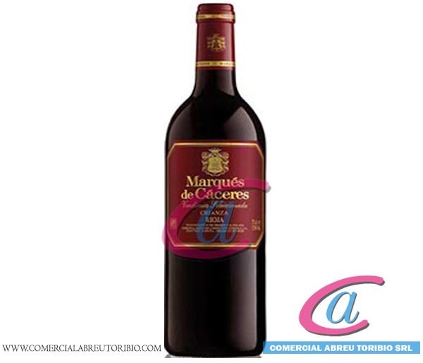 VINO TINTO MARQUES DE CACERES CRIANZA 12/37.5 ml (