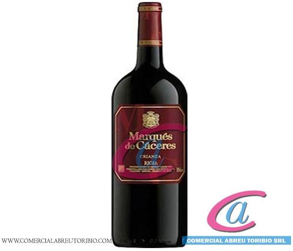 VINO TINTO MARQUES DE CACERES CRIANZA 12/75 cl