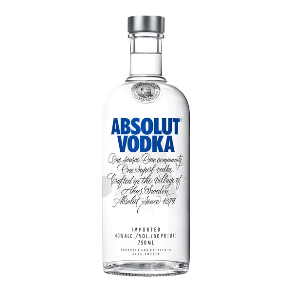VODKA ABSOLUT ORIGINAL 12/75 cl