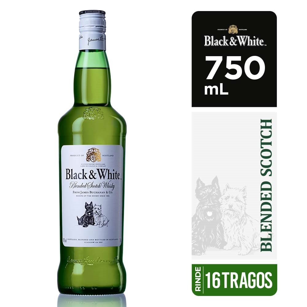 WHISKY BLACK/ WHITE 75 cl