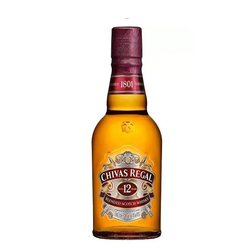 WHISKY CHIVAS REGAL 375 ml (BOTELLA DE MEDIA RE