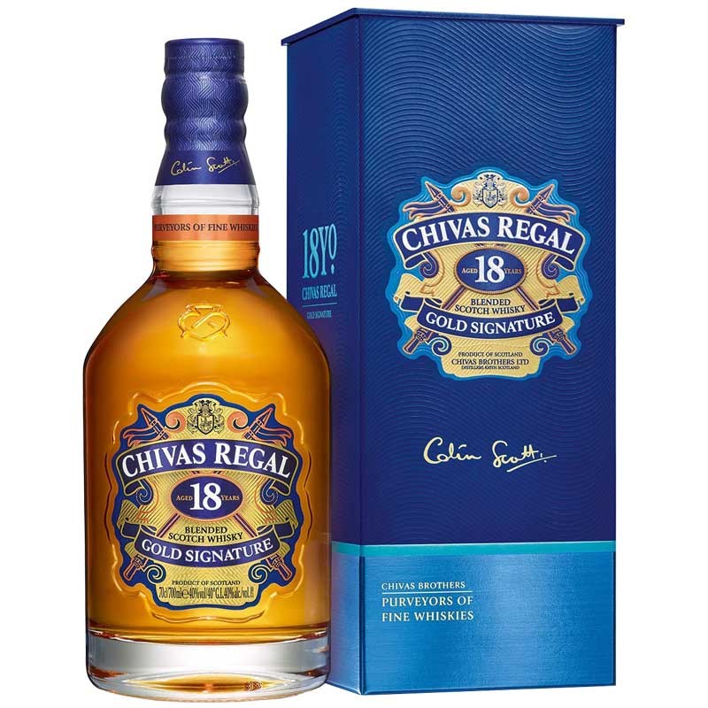 WHISKY CHIVAS REGAL 18 AÑOS 750 ML