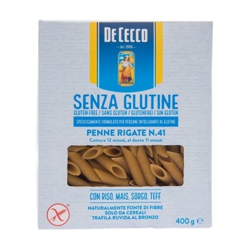 [20/10/24] PASTA DE CECCO PENNE RIGATE SIN GLUTEN 12/400 GR