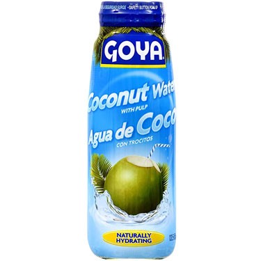 [02/07/25] AGUA DE COCO GOYA CON TROCITOS 12/13.5 OZ CRISTAL