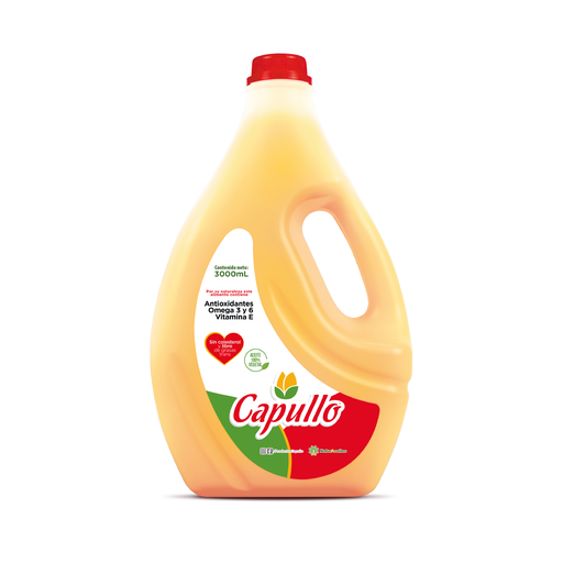 [4637A] ACEITE CAPULLO VEGETAL 6/3000 ML (POLIETILENO)
