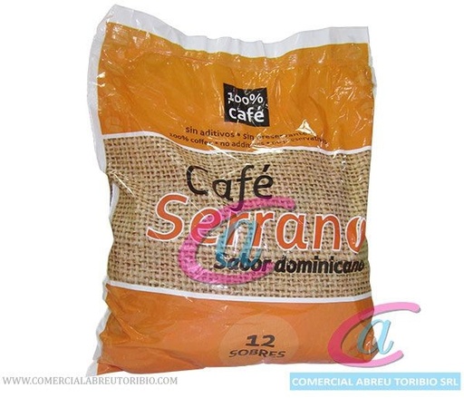 [00-004219] CAFE SERRANO SOBRE 24/12 SOBRES
