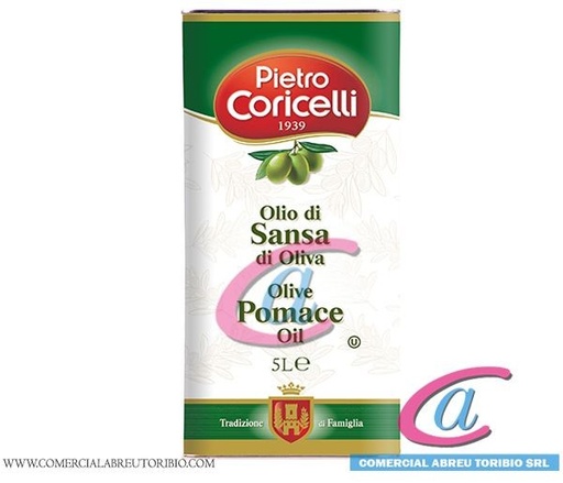 [00-004359] ACEITE DE OLIVA POMACE OIL PIETRO CORICELLI 4 x 5 
